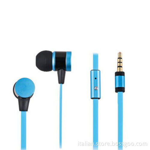 Customized Hands-Free Metal Earphones with Volume Control, Mobile Phone EarphoneNew